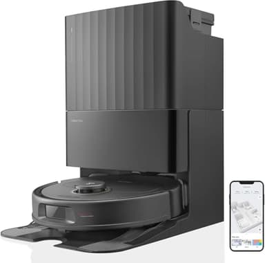 roborock Qrevo Pro Robot Aspirapolvere e Lavapavimenti, Mop Autopulente con Acqua Calda, Aspirazione 7000 Pa, Doppio Panno Rotante, Evitamento Ostacoli 3D