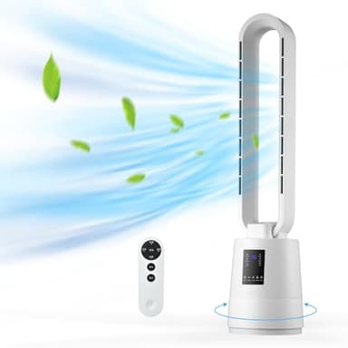 Ventilatore A Torre, Ventilatore A Torre Da 38 Pollici, Tiazhan Ventilatore Da 80w, Display A Led Con Timer 8h, 3 Velocità E 3 Modalità, Adatto A Soggiorno, Cucina, Camera