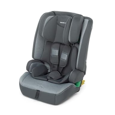 Foppapedretti Seggiolino Auto Street I-Size, per bambini da 76 a 150 cm di altezza, 15mesi-12 anni, conforme ECE R129, Fissaggio a 3 punti, Safe Body Protection, Protezione Impatti Laterali, Silver