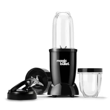 Magic Bullet Blender Set di 7 pezzi in Potente 10.000 RPM Elegante, compatto e portatile, ideale per frullati, succhi, frullati proteici, frullati