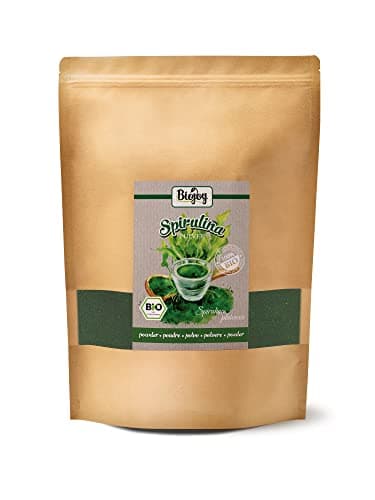 Biojoy Spirulina (Alga) Biologica in Polvere (1 kg), Pura e Senza Additivi (Arthrospira platensis)