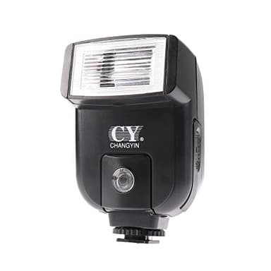 Hersmay CY-20 Flash universale Hot Shoe sulla fotocamera Speedlite elettronico Speedlight con porta di sincronizzazione per Nikon Canon Panasonic Olympus Pentax Alpha fotocamera digitale DSLR Flash
