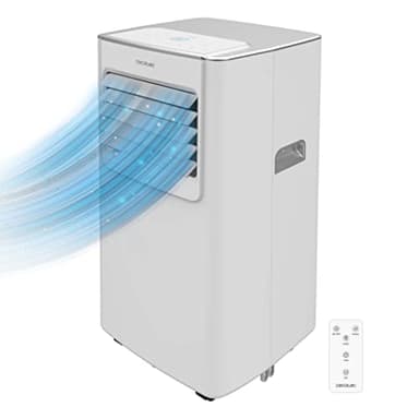 Cecotec Condizionatore Portatile con Telecomando ForceClima 7100 Soundless. 7000 BTU, Tecnologia Soundless, Display LED, 4 modalità, 2 velocità, copertura fino a 20 m2