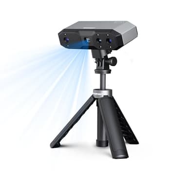 Revopoint MINI 2 Portatile 3D Scanner per Stampa 3D, Precisione 0,02 mm, Luce Blu Industriale, Scanner per Modelli 3D a Colori per Denti/Piccoli Oggetti, QuickSurface in prova per 30 giorni, Standard