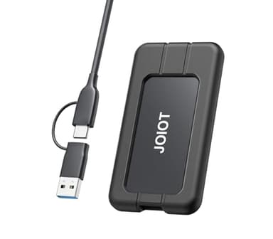JOIOT 512GB SSD Esterno Portatile Portable SSD USB 3.2 Gen 2x2 Fino a 2000 MB/s Lettura 1700MB/s Scrittura Hard Disk Esterno SSD USB C Stato Solido Esterne USB 3.2 per MacBook Computer Laptop Nero