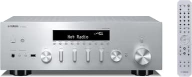 Yamaha R-N600A - Sintoamplificatore di rete Hi-Fi con MusicCast e Streaming Wireless, Audio ad Alta Risoluzione, DAC SABRE, Modalità Pure Direct, Grigio