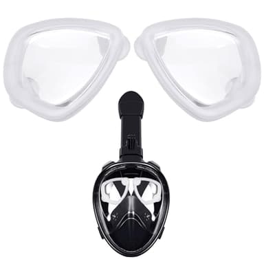 Lente Correttiva per Maschera Subacquea, Lenti Miopia per Maschera Snorkeling, Adatto a Tutti i Modelli Maschera da Snorkeling Integrale, per Miopia | Lente Singola Destra -2,0
