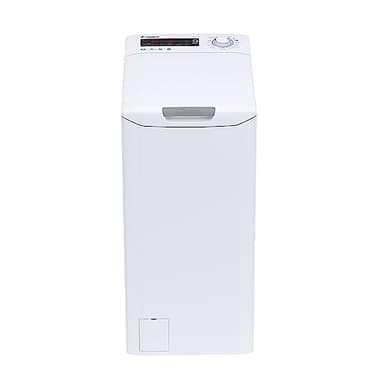 Candy Smart Inverter Lavatrice 7 Kg, Carica dall'Alto, Libera Installazione, Classe A, 1400 Giri, Connettività NFC, Rilevatore Kg, Partenza Ritardata, 41 x 60 x 86 cm, Bianca - CSTG 47TMV5/1-11