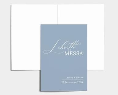Libretto Cerimonia Nozze CON STAMPA AD ALTA QUALITÁ - Love Song - Libretto messa completamente PERSONALIZZABILE (ANCHE I COLORI) (1)