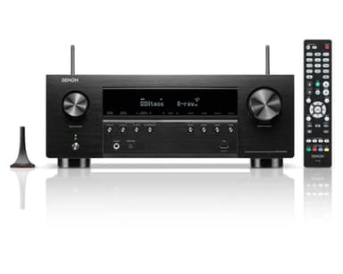 Denon AVR-S970H ricevitore AV 7.2 canali, amplificatore HiFi con Dolby Atmos, DTS:X, 6 ingressi HDMI e 2 uscite, 8K HDMI, Bluetooth, WLAN, AirPlay 2, HEOS Mulitroom, compatibile con Alexa