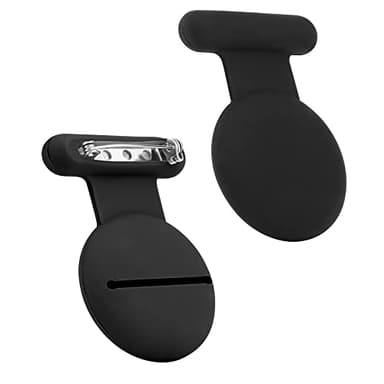 Tracker GPS nascosto Airtag, per bambini, anziani, animali domestici, abbigliamento, portachiavi (Pro, Nero-2PCS)