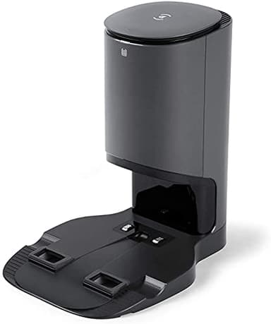 ECOVACS Stazione di Aspirazione Automatica, per lo Svuotamento Automatico dei Robot Aspirapolvere Della Famiglia DEEBOT N8, T8 e T9 (tranne T9 AIVI) - incl. 2 Sacchetti per la Polvere, Nero