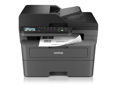 Brother MFC-L2827DW - Stampante laser multifunzione 4 in 1, 32 ppm, stampa fronte/retro, display LCD a 2 righe, Fast Ethernet, Wi-Fi 5 GHz e USB 2.0