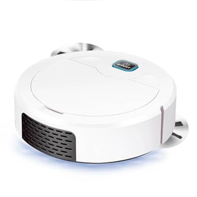 Robot Aspirapolvere Lavapavimenti Con Mappatura, 3-In-1 Robot Aspirapolvere Automatico Robot Spazzante Con Potente Aspirazione 1600 Pa Per Tappeti E Pavimenti Duri Con Peli Di Animali,White-1 PACK