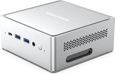 MINISFORUM Mini PC NAB9 - Processore Core i9-12900HK fino a 5.0 GHz, 14 Core / 20 Thread, 32 GB di RAM, SSD da 1 TB, Doppia LAN 2.5G, WiFi 6, BT5.2, 2 Porte HDMI, 3 Porte USB-C, 4 Porte USB-A