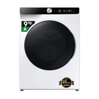 Samsung Lavasciuga AI Control WD90DG6B85BKU3, 9+6 kg, Ecodosatore, Vapore Igienizzante, AI Ecobubble, Carica Frontale, 60L x 85H x 60P cm
