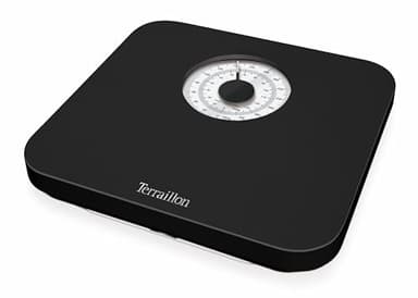 Terraillon - Bilancia pesapersone meccanica - Grande quadrante - Capacità 150 Kg - Modello "Nautic Nero"