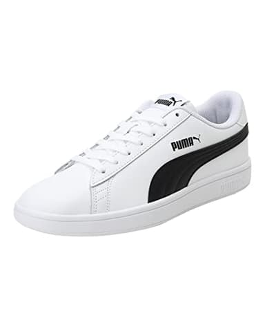 PUMA Smash V2 L, Sneakers Unisex - Adulto, Bianco Puma White Puma Black, 48.5 EU