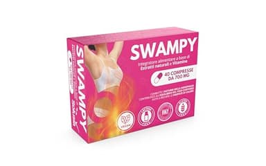 SOLUSIA Swampy Integratore Menopausa, elimina gonfiore sudorazione vampate stanchezza, regolarizza attività ormonale con Passiflora Kudzu Garcinia Cambogia Cimifuga Trifoglio rosso Agnocasto Vitamine