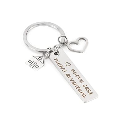 Hoosmoon Portachiavi Casa Nuova Coppia Regali San Valentino Per Lui Lei Regalo San Valentino Idee Regalo Pasqua Regali Pasqua Idee Regalo Casa Nuova Regalo Coppia Originale Portachiavi Coppia
