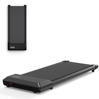 Superun Walking Pad, Max 134 kg Tapis roulant Sotto la Scrivania Installazione per Uso Domestico e Ufficio, Jogging da Passeggio 1845 W con Telecomando e Display LCD