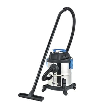 Bikain - Aspirapolvere 3 in 1 - Liquido, Cenere e Polvere - Potenza 1200W - Funzione Soffiatore - 15 Litri - Aspirapolvere ad Acqua e a Secco con Ruote - Per Tappezzerie, Auto, Pavimenti ed Esterni