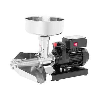 Royal Catering RCSQ-01E Passapomodoro elettrico - 450 W - 80 giri/min - Acciaio inox - Royal Catering spremiagrumi professionale spremiagrumi elettrico spremipomodoro -