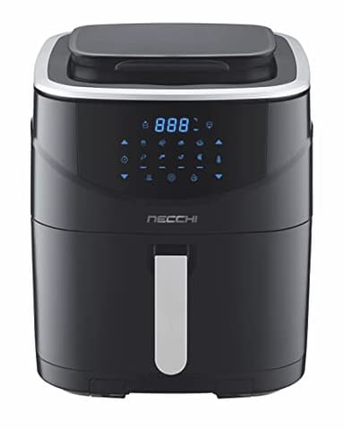 Necchi NK11068: Friggitrice ad aria e vaporiera da 7 litri con pannello touch programmabile