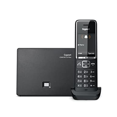 Gigaset COMFORT 550 A IP FLEX, Cordless VoIP e analogico, adatto a tutti gli operatori telefonici. Nero, Italia
