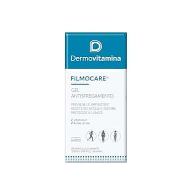 Dermovitamina Filmocare Antisfregamento 30 ml, Gel antisfregamento indicato per chi pratica sport, per i soggetti in sovrappeso e per le persone anziane o lungodegenti