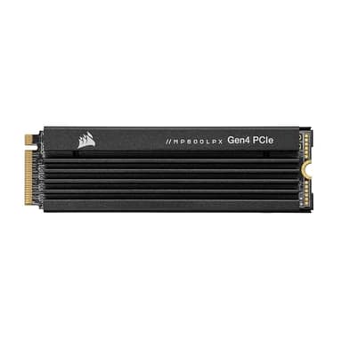 Corsair SSD MP600 PRO LPX da 1 TB M.2 NVMe PCIe x4 Gen4 - Ottimizzato per PS5 Black, 1 unità