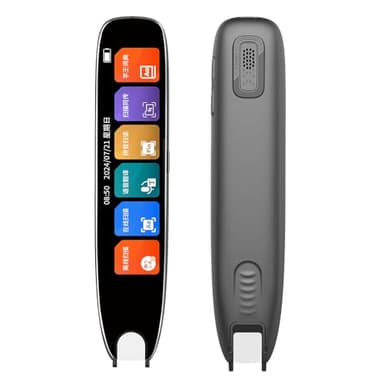Bisofice Penna Scanner Traduttore, Penna Lettura Online con 142 Lingue, Display da 3,7 Pollici, Registrazione Intelligente, Lettura Scanner OCR, per Viaggiatori e Uomini d'Affari