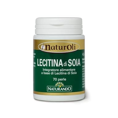 Naturando Olio di Lecitina di Soia 70 Perle per un Apporto Naturale di Omega3
