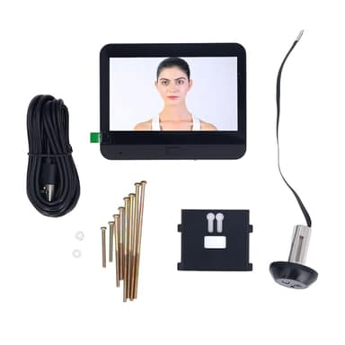 BuyWeek Spioncino Digitale, Spioncino Elettronico Wireless WiFi HD 1080P Telecamera Spioncino con Display da 4,3 Pollici e Visione Notturna IR e Rilevamento Movimento PIR e Grandangolo da 120°