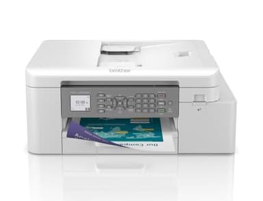 Brother MFCJ4340DW Stampante multifunzione inkjet a colori 4 in 1, Formato A4, Connettività di rete wireless, Stampa fronte-retro automatica, Display LCD a colori da 4,5 cm