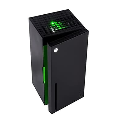 UKONIC JUNG XBOX Series X Mini frigorifero silenzioso – 10 litri / 12 lattine per camera e auto, mini frigo silenzioso, frigorifero piccolo