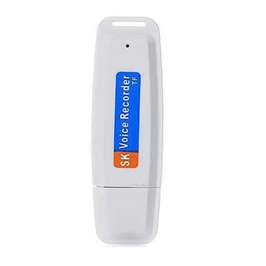 TAMOSH Chiavetta USB Registratore Audio Digitale Dittafono Penna Vocale USB Portatile U Disk Supporto 32GB Scheda di Memoria ()