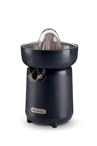 Ariete 417 Spremiagrumi Breakfast, 40W, 2 coni di spremitura, Coperchio di protezione, Beccuccio antigoccia, Rotazione a destra e a sinistra, Piedini antiscivolo, Dark & Sahara Grey