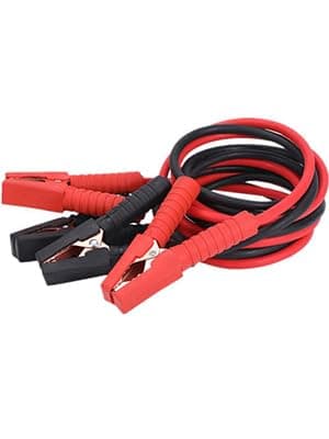 SQUADO Cavi Batteria Auto 3000 AMP Ultra Resistenti - Ideali per Avviamento di Auto, SUV, Camion e Veicoli Pesanti - Lunghezza Extra e Massima Conduzione per Un Avviamento Sicuro ed Efficiente
