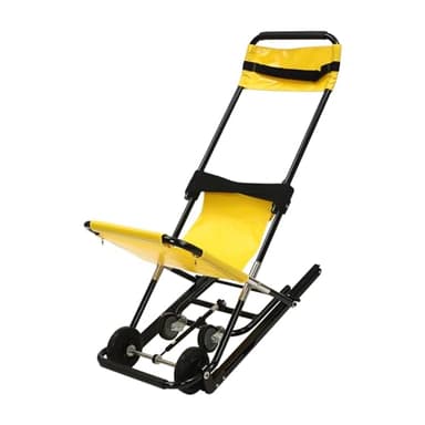 Sedia pieghevole per scale, leggera, con fibbie a sgancio rapido, per anziani, disabili, 48 x 83 x 156 cm