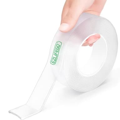 EZlifego Nastro Biadesivo Extra Forte, Multifunzione Nano Nastro Biadesivo Trasparente，Non Lascia Tracce, per Incollare Foto e Poster, Fissare Tappeti, Articoli di Riparazione (3.0M x 30mm)