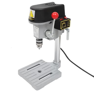 Mini trapano a colonna – 340 W 220 V Trapano da banco 3 velocità regolabile per legno, metallo e plastica