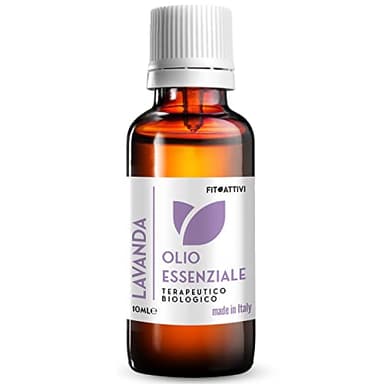 Olio Essenziale Lavanda Puro 10ml - Essenza Lavanda Vera per Diffusori, Nasoterapia, Dormire, Capelli - Aromi 100% Naturali, Made in Italy - FITOATTIVI