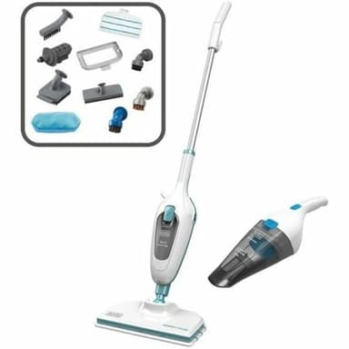 BLACK+DECKER FSMH13ENVC1-QS - Scopa vapore + aspirapolvere a mano