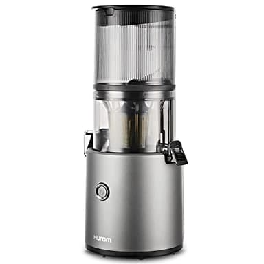 Hurom | Estrattore H-300 - Estrae a Freddo Frutta e Verdura, Tecnologia "Multi-Screw" Filtro + Coclea con Inversione Automatica, 90% Resa di Succo, Pulizia Rapida, Senza BPA - Silver