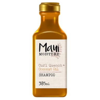 Maui Moisture Shampoo Curl Quench + Coconut Oil, Shampoo ricci definiti anti-crespo, Shampoo naturale e vegano con Olio di Cocco per capelli, Shampoo senza solfati, siliconi o parabeni, 385 ml