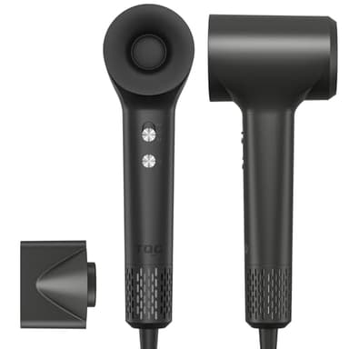 TQQ Asciugacapelli, Phon da 200 Milioni di Ioni Negativi, Motore Brushless da 110.000 giri/min per Asciugatura Rapida, Phon Capelli Professionale da 57 dB Adatto per Viaggi e Domestico