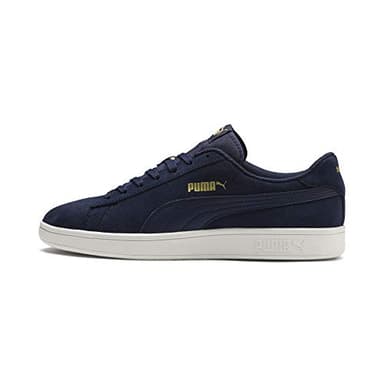 PUMA Smash V2, Scarpe da trail running Unisex - Adulto, Blu Peacoat Puma Team Gold Whisper White, 48.5 EU