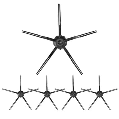 Rrochio Spazzola Laterale per roborock Qrevo S, 5 Accessori Ricambi per Robot Aspirapolvere roborock Tutti Modelli Qrevo Master, Q8 Max+, S5 Max, S8 Maxv Ultra ecc, Accessorio Nero