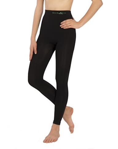 Body&Co Legging Leggins Sportivo con microcapsule alla Caffeina ad Azione brucia Grassi e anticellulite